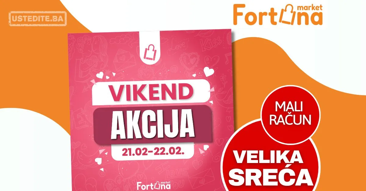 Fortuna vikend akcija 21-22.2.2026.