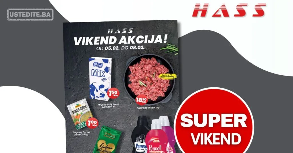 Hass komerc vikend akcija 5-8.2.2026.