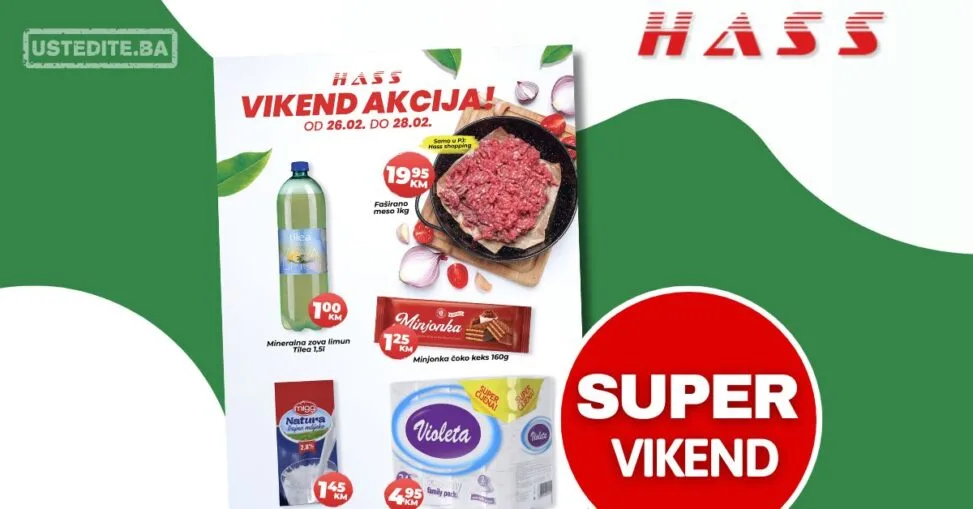 Hass komerc vikend akcija 26-28.2.2026.