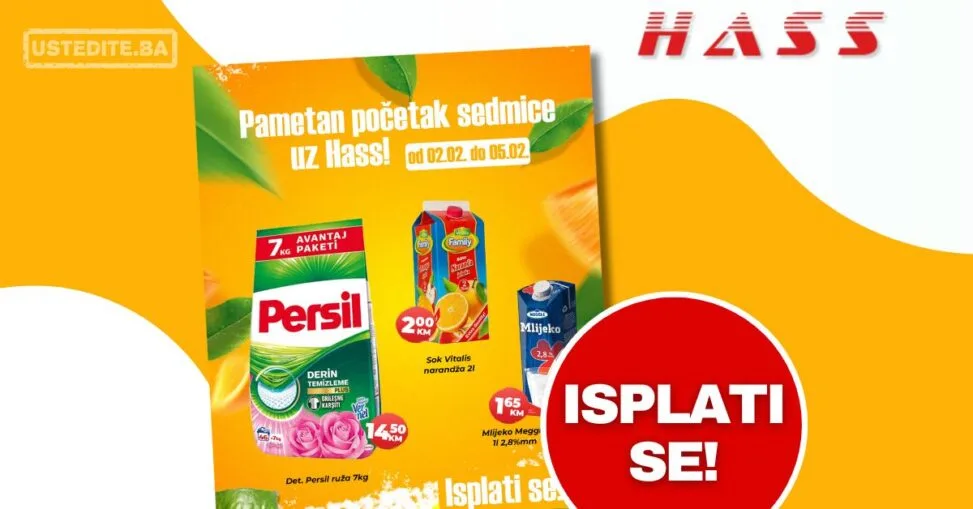 Hass komerc akcija za početak sedmice 2-5.2.2026.