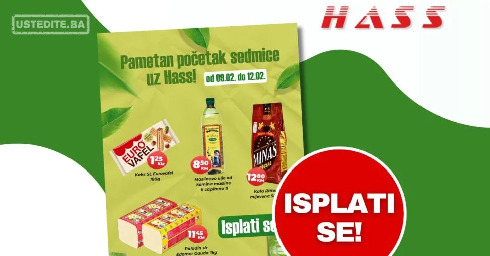 Hass komerc akcija za početak sedmice 9-12.2.2026.