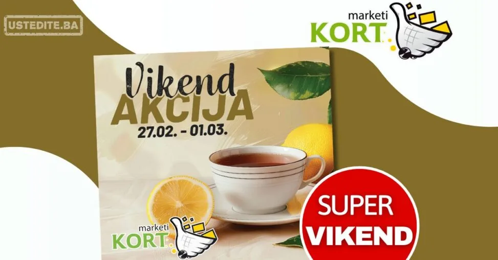 Kort vikend akcija 27.2-1.3.2026.