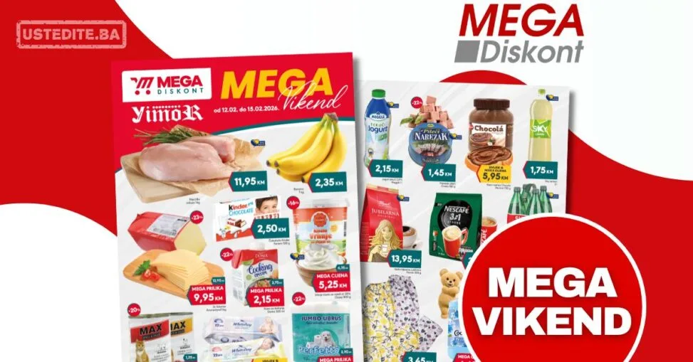 Mega Diskont vikend akcija 12-15.2.2026.