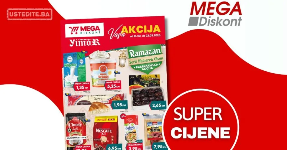 Mega Diskont katalog RAMAZANSKA AKCIJA 16-22.2.2026.