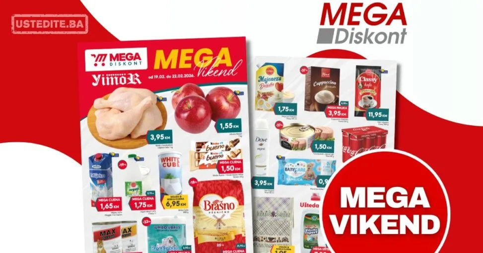 Mega Diskont vikend akcija 19-22.2.2026.