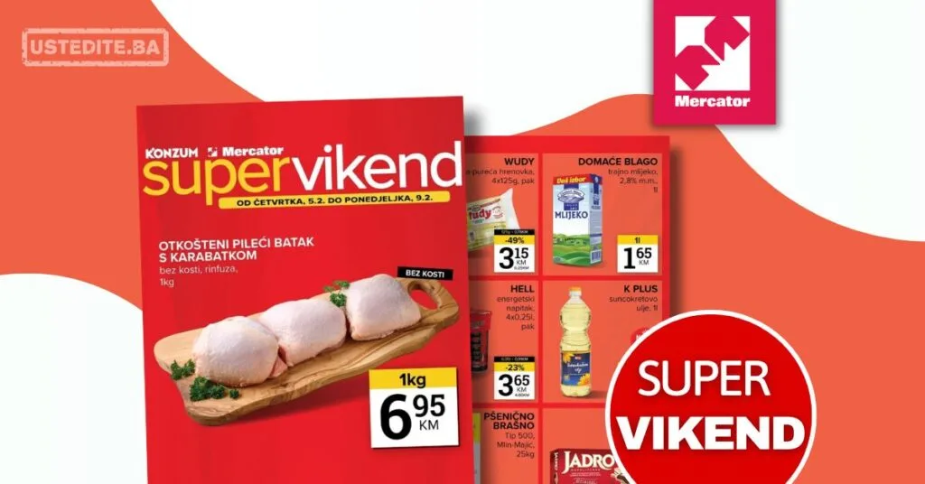 Mercator vikend akcija 5-9.2.2026.