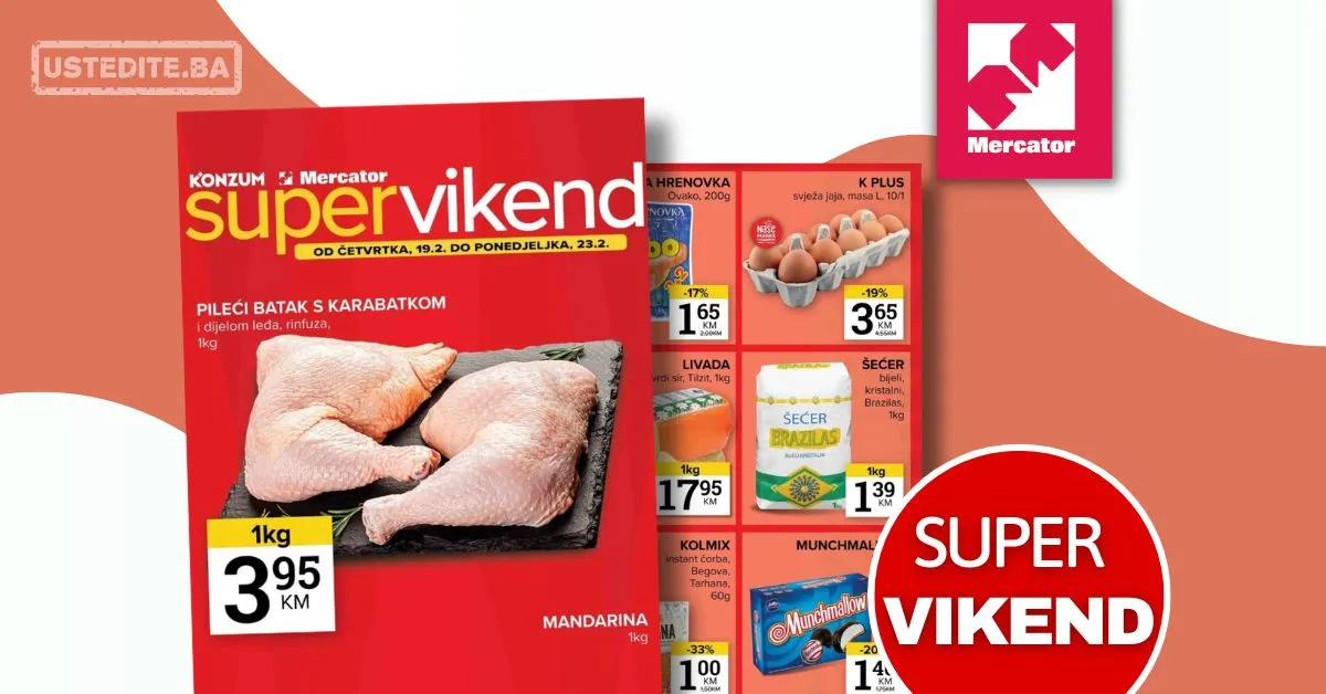 Mercator vikend akcija 19-23.2.2026.