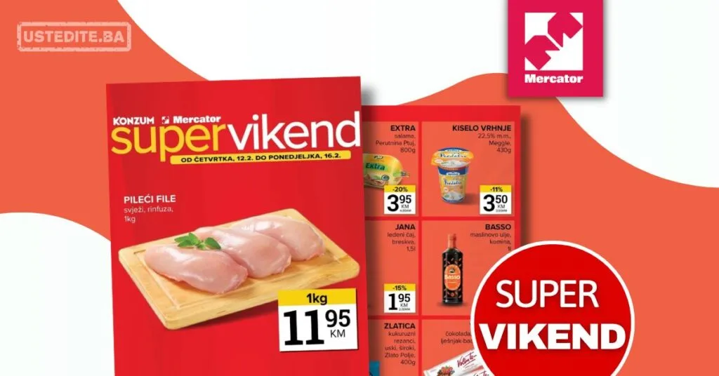 Mercator vikend akcija 12-16.2.2026.