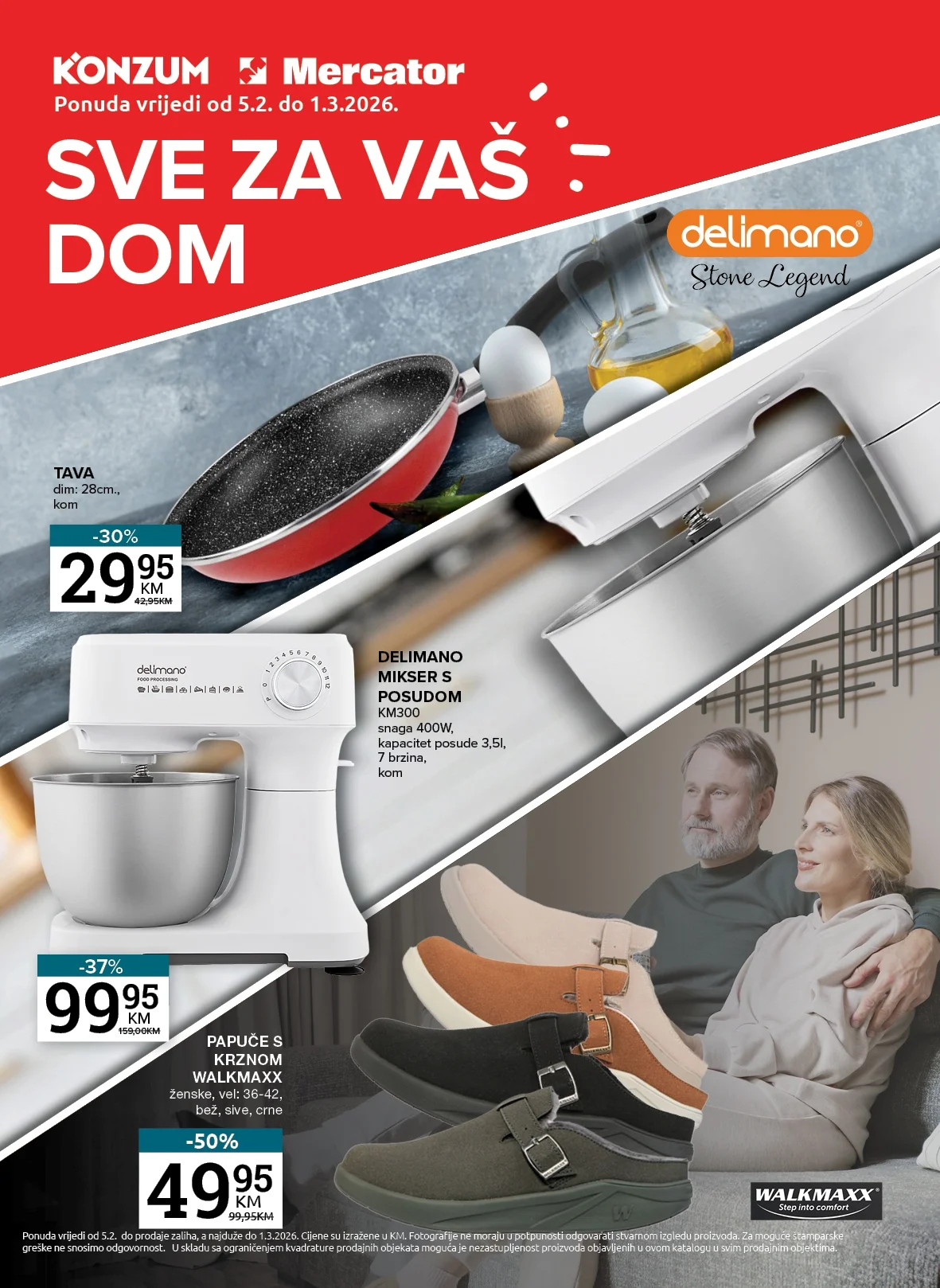 Konzum katalog SVE ZA DOM 5.2-1.3.2026.