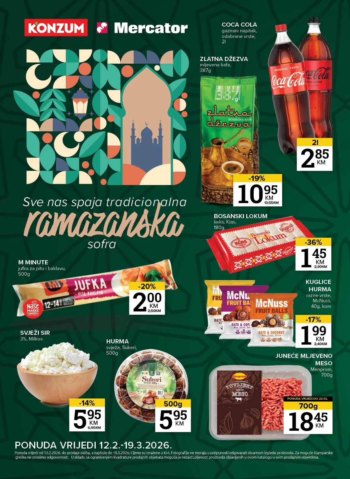 Konzum katalog RAMAZANSKA PONUDA 12.2-19.3.2026.