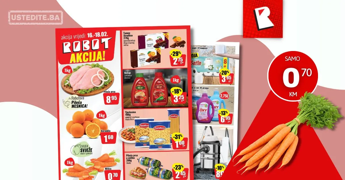 Robot akcija za početak sedmice 16-18.2.2026.