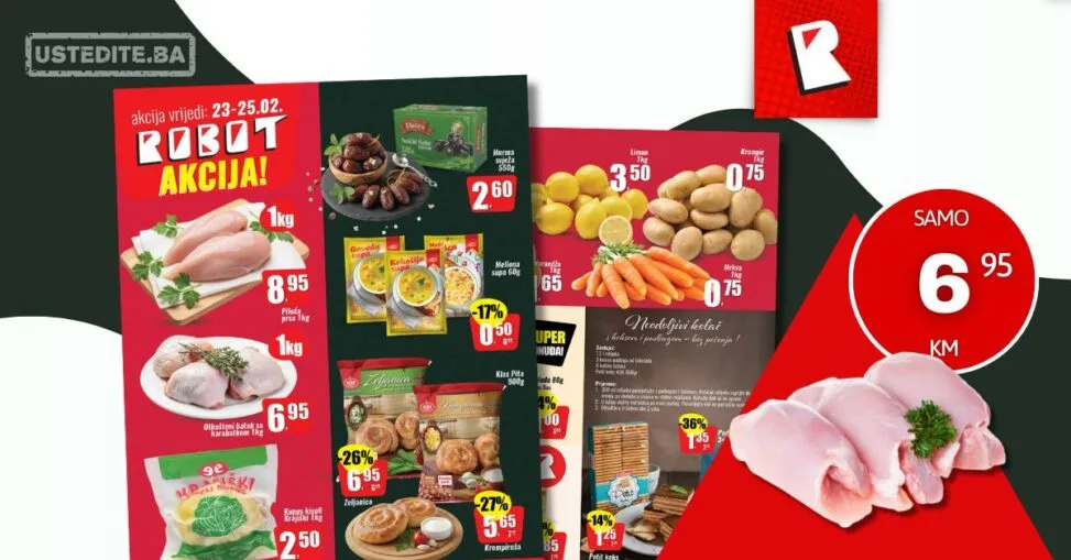 Robot akcija za početak sedmice 23-25.2.2026.