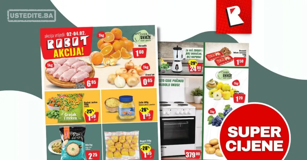 Robot akcija za početak sedmice 2-4.2.2026.