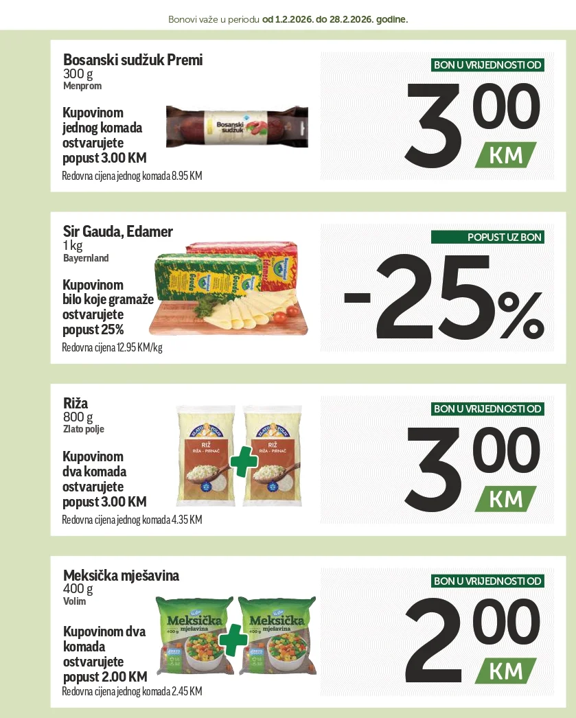 Crvena Jabuka GASTRO ponuda 1-28.2.2026.