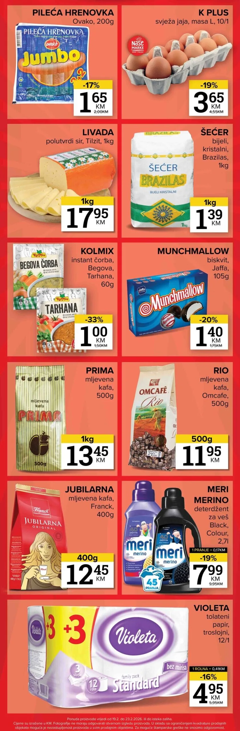 Konzum vikend akcija 19-23.2.2026.