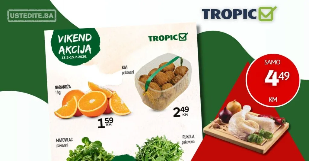 Tropic vikend akcija 13-15.2.2026.