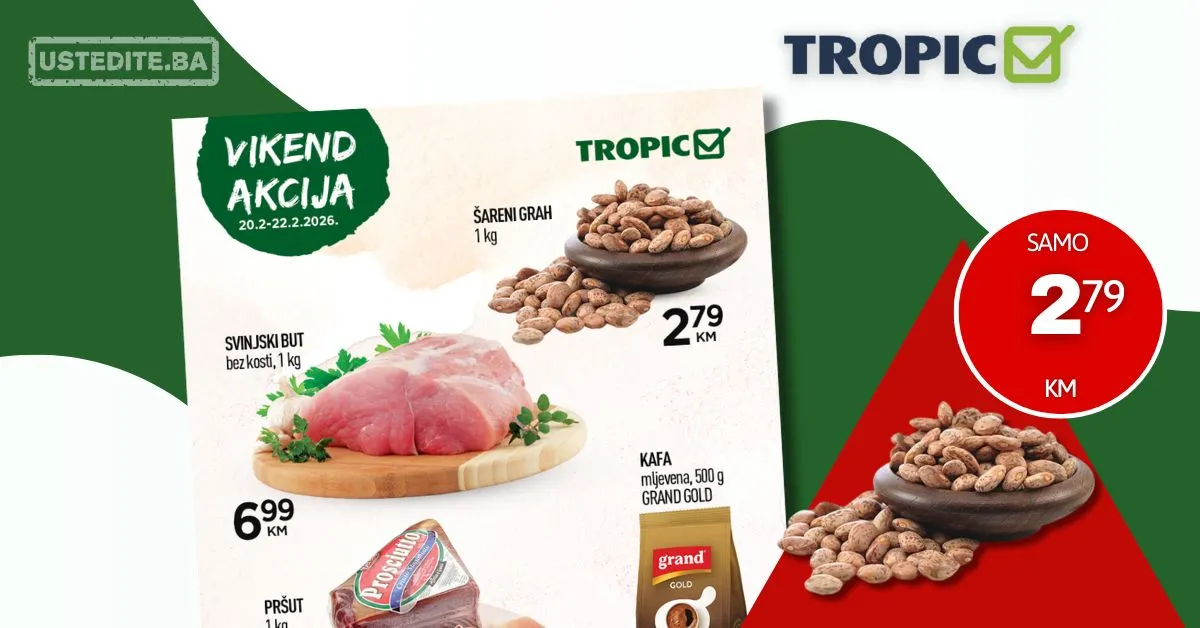 Tropic vikend akcija 20-22.2.2026.