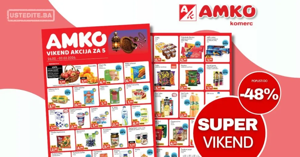 Amko vikend akcija 26.2-2.3.2026.