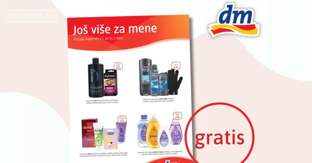 dm GRATIS - akcija do 24.2.2026.