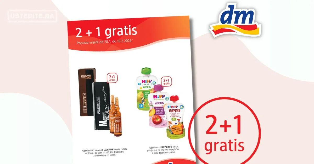 dm 2+1 GRATIS 28.1-10.2.2026.