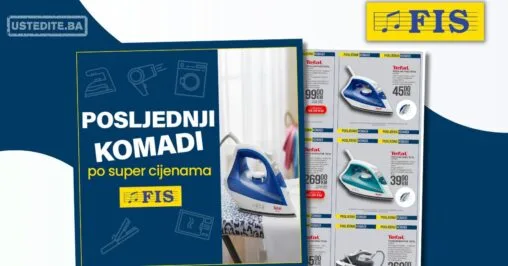 Fis akcija POSLJEDNJI KOMADI TEFAL PEGLI februar 2026.
