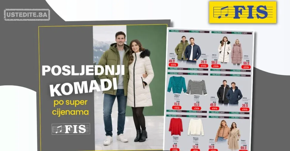 Fis akcija POSLJEDNJI KOMADI PO SUPER CIJENAMA februar 2026.