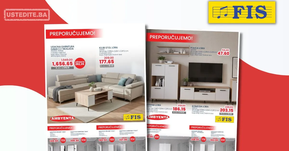 Fis NAMJEŠTAJ - PREPORUČUJEMO