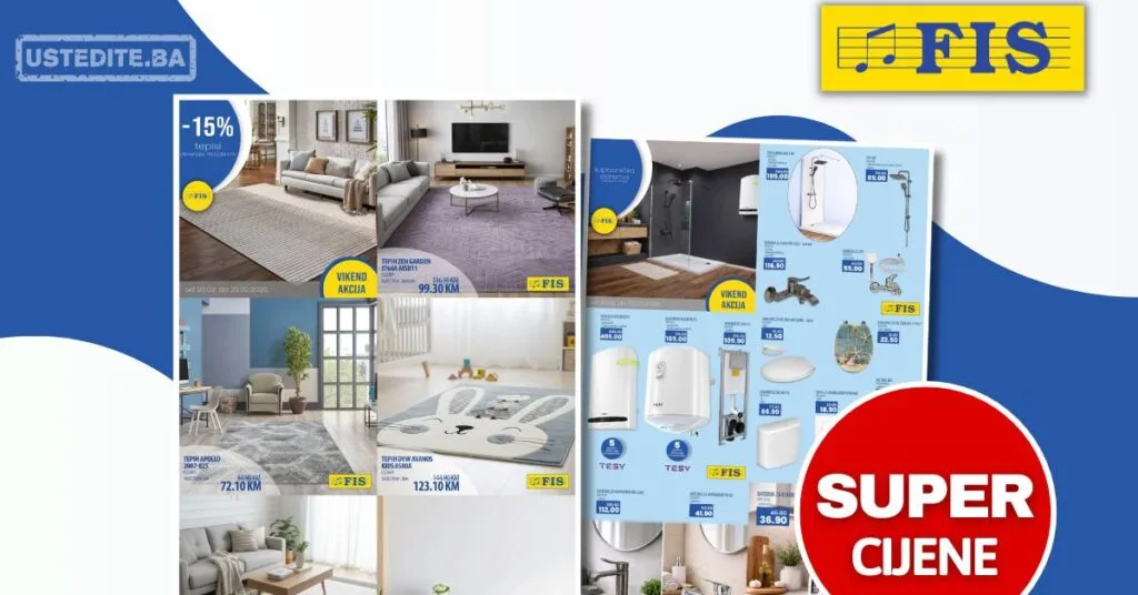 Fis vikend akcija SVE ZA DOM 20-22.2.2026.