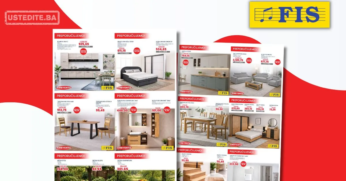Fis & Ambyenta NAMJEŠTAJ - sniženje do 28.2.2026.