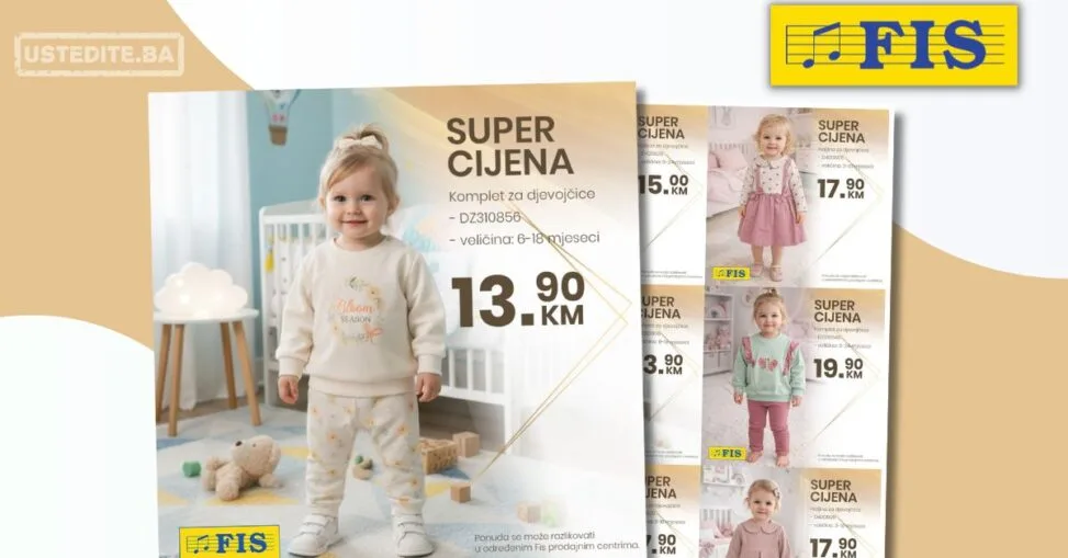 Fis ODJEĆA ZA DJEVOJČICE- februar 2026.