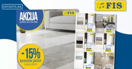 Fis akcija KERAMIČKE PLOČICE 9-23.2.2026.
