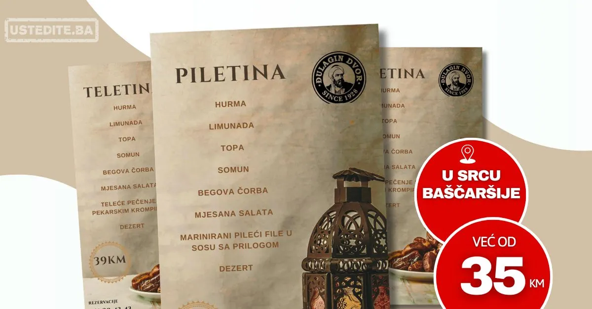 Đulagin Dvor IFTARSKI MENI