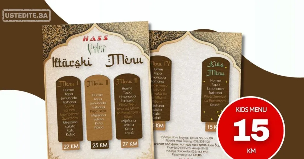 Picerija Dolcevita IFTARSKI MEN📍 Zenica 2026.