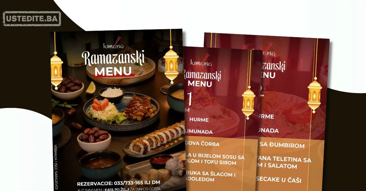 Kimono IFTARSKI MENI📍Sarajevo 2026.