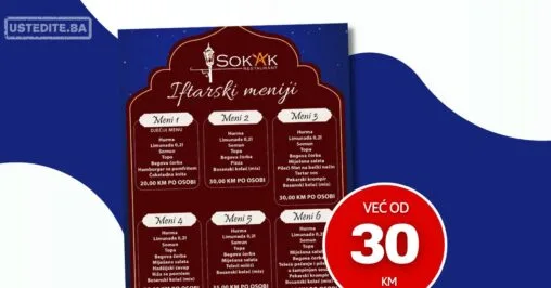 Sokak IFTARSKI MENI 📍 Ilidža 2026.