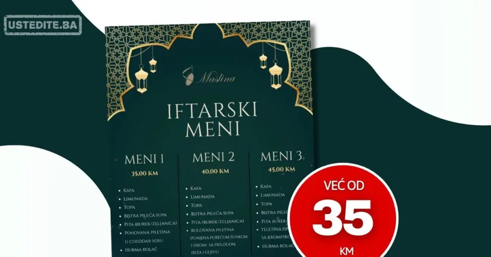 Pizzerija Maslina IFTARSKI MENI 📍Sarajevo 2026.