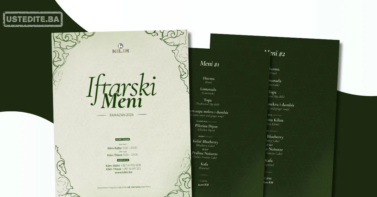 Kilim IFTARSKI MENI 📍 Sarajevo 2025.