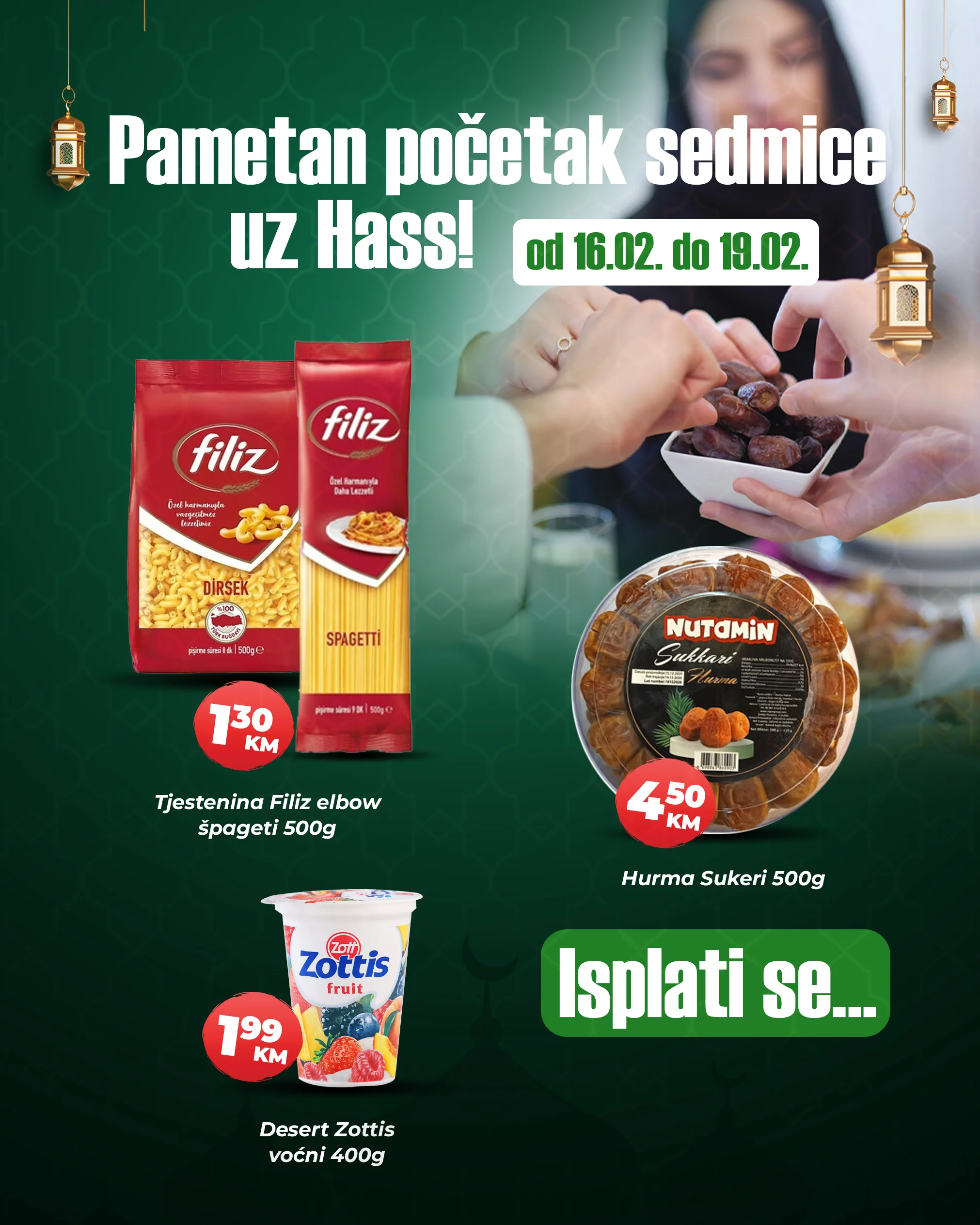 Hass komerc akcija za početak sedmice 16-19.2.2026.