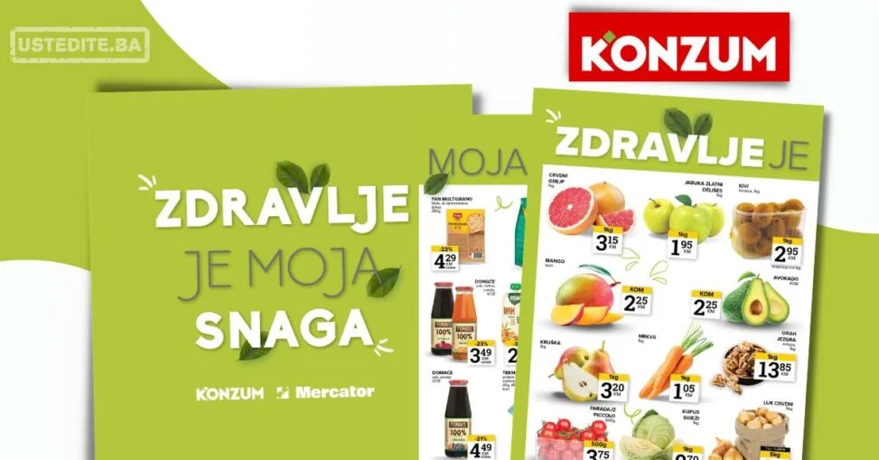 Konzum ZDRAVE NAMIRNICE 17-23.2.2026.