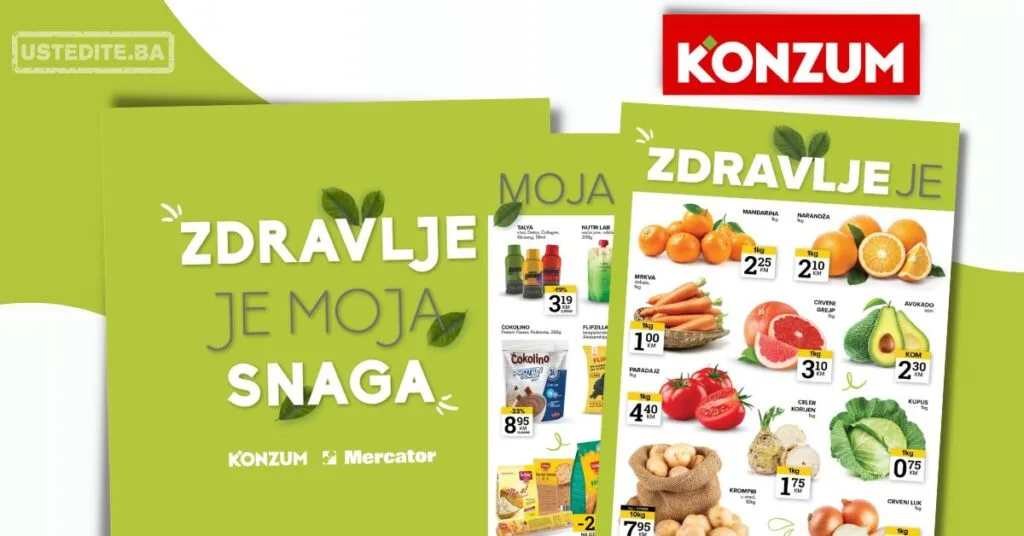 Konzum ZDRAVE NAMIRNICE 24.2-2.3.2026.