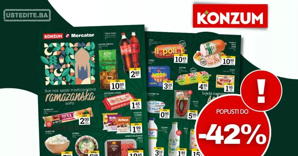 Konzum katalog RAMAZANSKA PONUDA 12.2-19.3.2026.