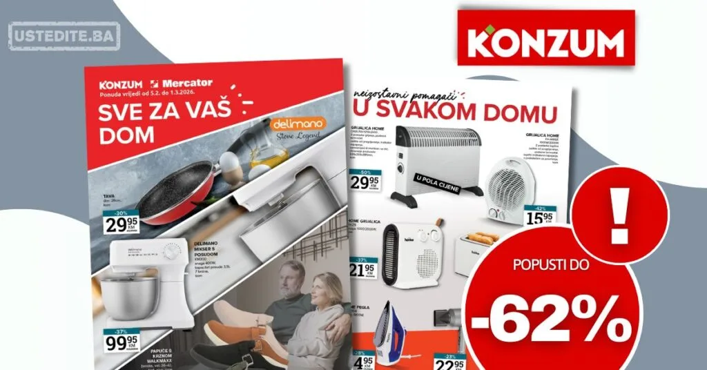 Konzum katalog SVE ZA DOM 5.2-1.3.2026.
