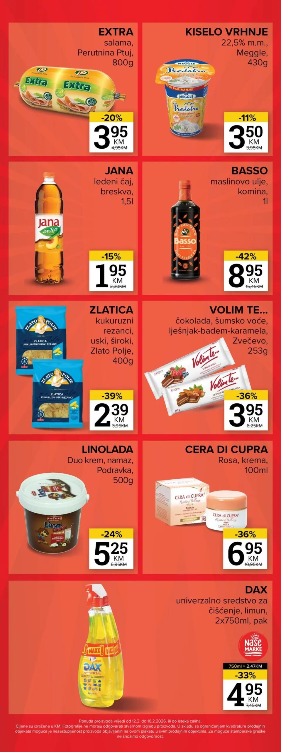 Konzum vikend akcija 12-16.2.2026.