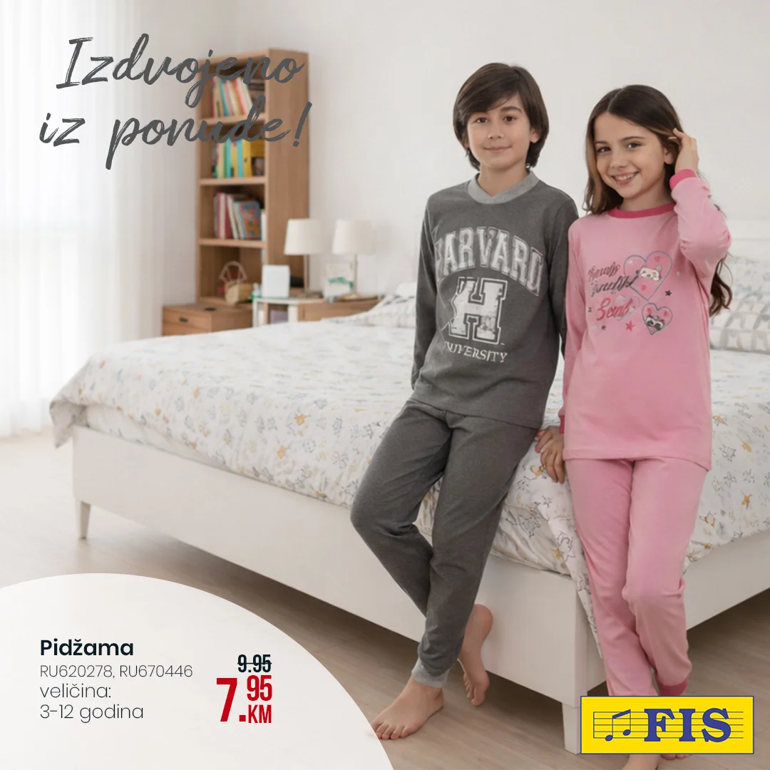 Fis akcija - PIDŽAME I OGRTAČI mart 2026.