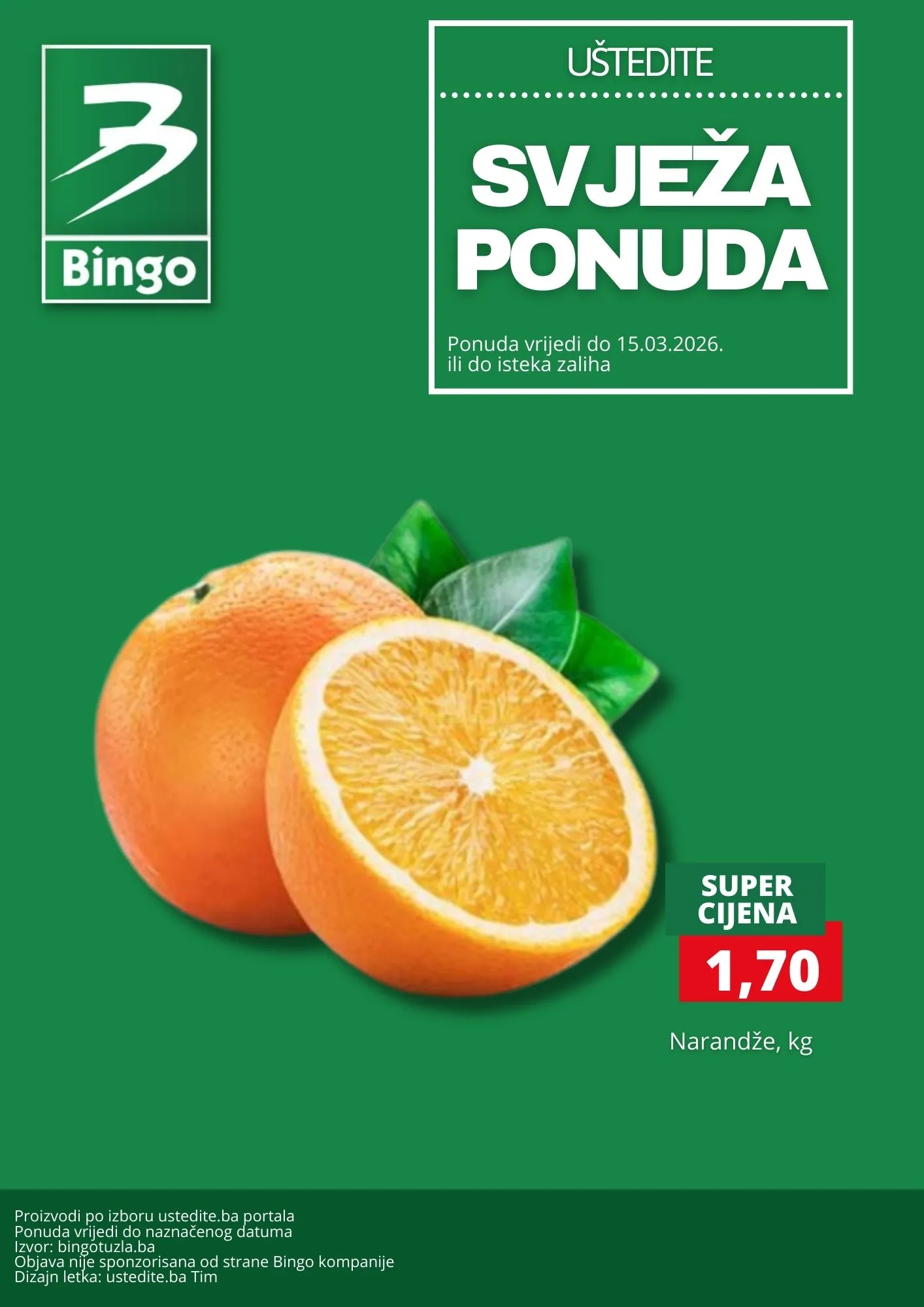 Bingo SVJEŽA PONUDA 