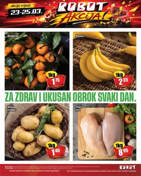 Robot akcija za početak sedmice 23-25.3.2026.