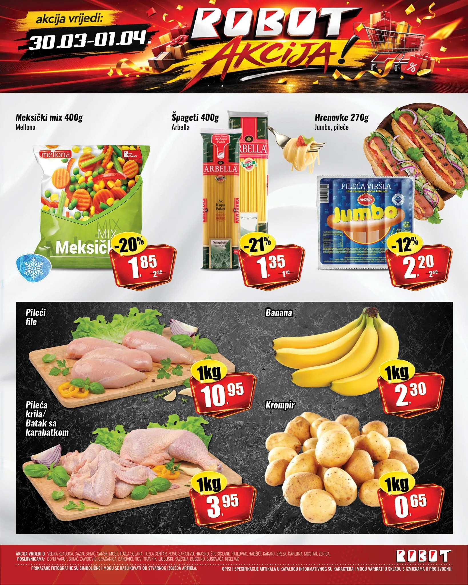 Robot akcija za početak sedmice 30.3-1.4.2026.