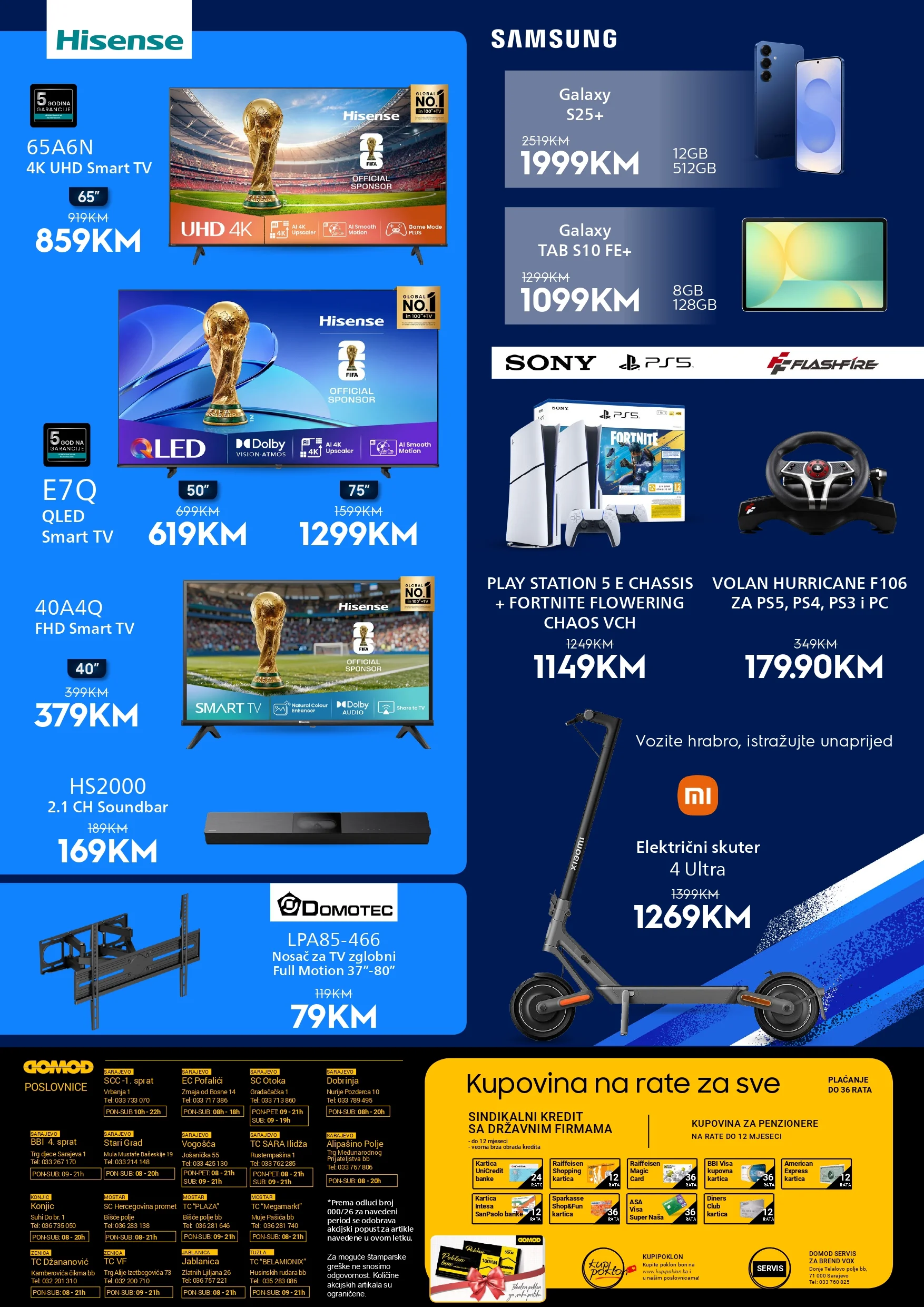 Domod akcija TELEVIZORA 24.3-1.4.2026.