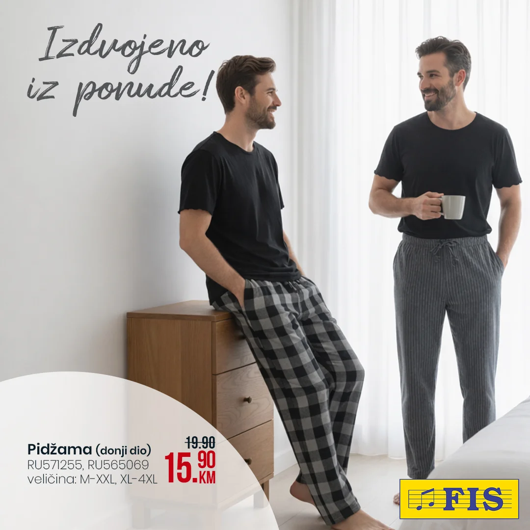 Fis akcija - PIDŽAME I OGRTAČI mart 2026.