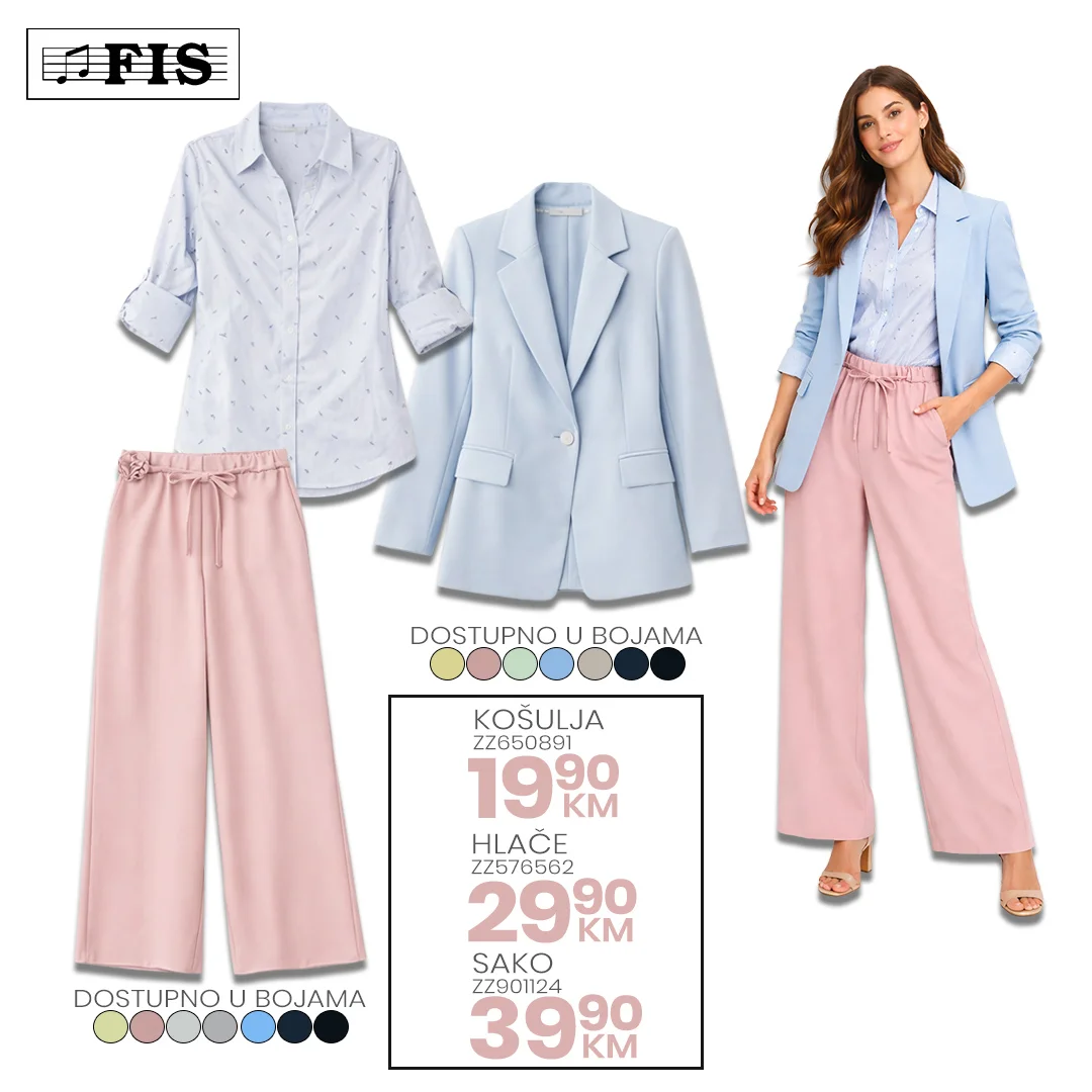 Fis akcija ODJEĆA ZA ŽENE mart 2026.